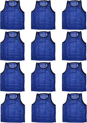 Vista 82 de BlueDot Trading Adult & Youth Scrimmage Training Vests for Soccer, Basketball & More – Available in 1, 6, 12, 24 Packs Naranja