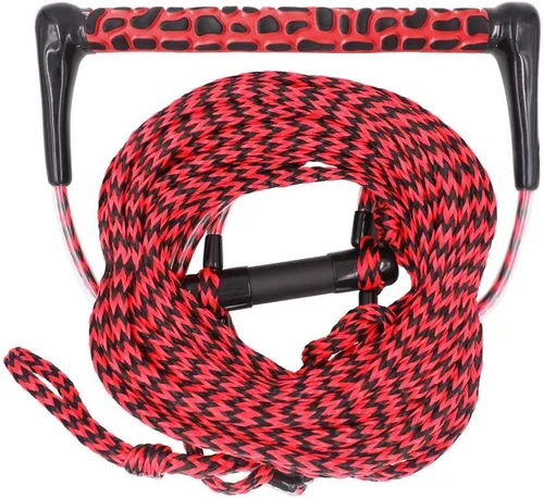 Vista 11 de Obcursco Cuerda Wakeboard, línea de deportes acuáticos con mango EVA. Ideal para esquí acuático, wakeboard, rodillera