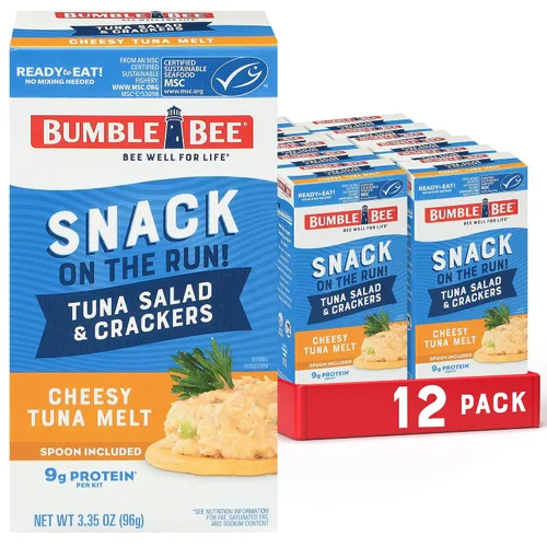 Vista 13 de Ensalada de atún Bumble Bee con galletas saladas - Sin grasa - 3.5 oz (Paquete de 3)