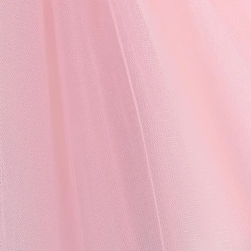 Vista 6 de NNJXD - Vestido de princesa de tul y manga larga de princesa para niña, niña pequeña y bebé, vestido floral de boda para niña