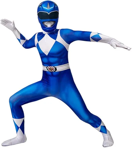 Vista 5 de CEMDER Disfraz de superhéroe negro Zentai con máscara separada, disfraz de Halloween