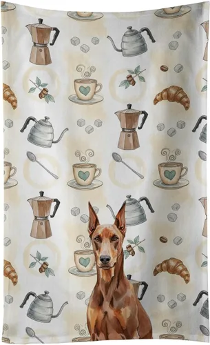 Vista 74 de Caroline's Treasures Afghan Hound - Toalla de cocina para barra de café, terciopelo frontal y lazo de algodón, lavable a máquina Sabueso afgano