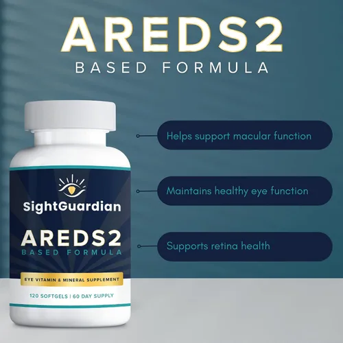 Vista 3 de AREDS2 Suplemento mineral a base de vitaminas para los ojos (120 unidades de suministro para 60 días) - Suplemento a base de AREDS2 para ojos