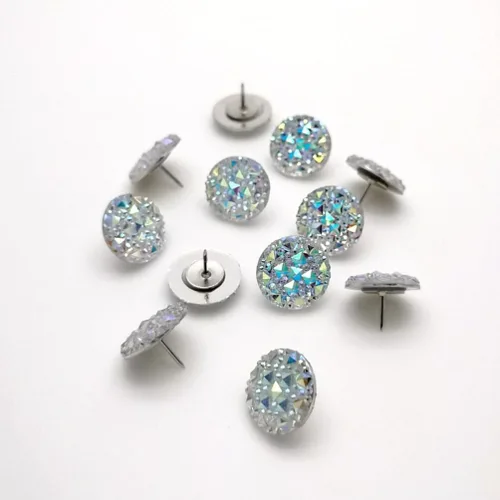 Vista 2 de MAGICLULU Multi-función Push Pin Rhinestone Thumbtacks Compact Pushpins para suministros de mapa