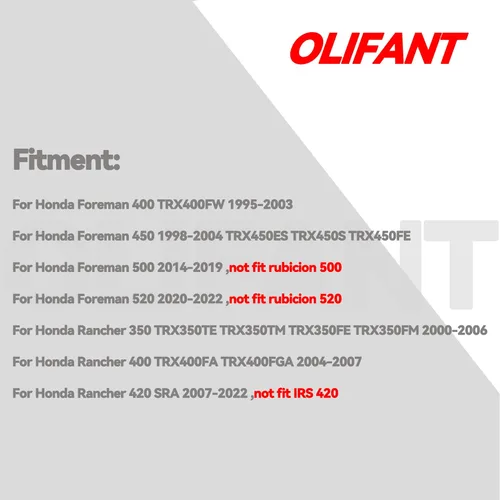 Vista 2 de Zapata de freno trasero para Honda Rancher 350 400 420/Foreman 400 450 500 520