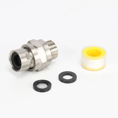 Vista 8 de NearMoon Adaptador de bola giratoria para cabezal de ducha, conector de ducha de latón macizo, junta esférica, componente de extensión universal