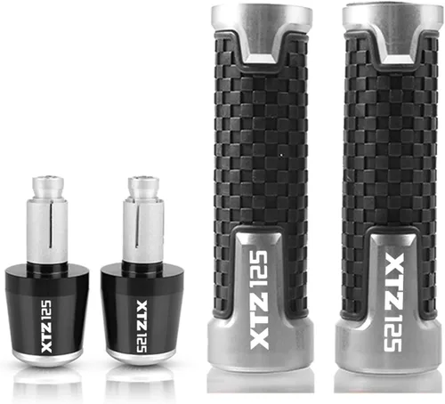 Vista 6 de for XTZ 125 XTZ125 2014 2015 Motorcycle Accessories Hand Grips Handle Bar Sets Handlebar Grip Ends Plug 7/8'' 22mm (Color : Black)