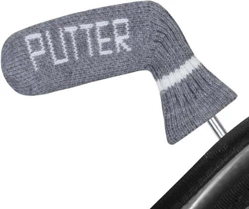 Vista 11 de Scott Edward Blade Putter Cover Knitted, 1 Piece in Pack, Fits Golf Blade Putters Cute and Soft