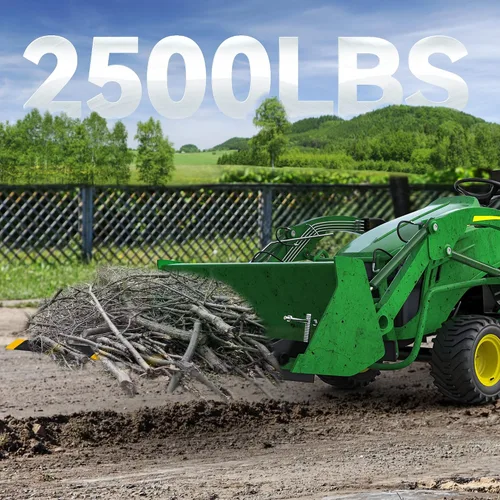 Vista 2 de YITAMOTOR Horquillas de Escombros con Abrazadera para Cucharón de 48", Horquilla de Palé de Servicio Pesado con Capacidad de 2500 lbs Compatible