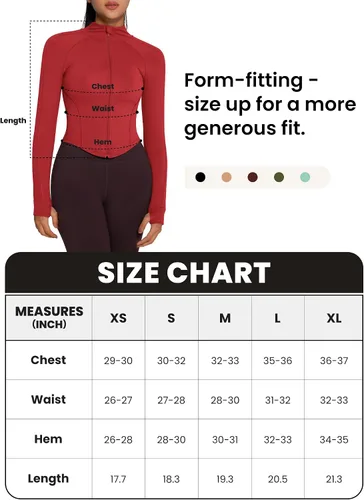 Vista 4 de GYM RAINBOW Chaquetas de entrenamiento de contorno para mujer, ligeras, con cremallera, ajustadas, para gimnasio, atletismo, con agujeros