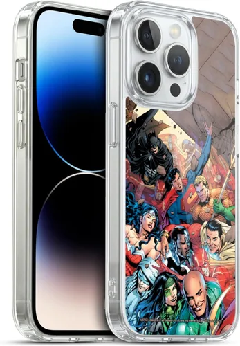 Vista 59 de Head Case Designs Funda de gel con licencia oficial de la Liga de la Justicia DC Comics #10 Darkseid War Comic Book Cover