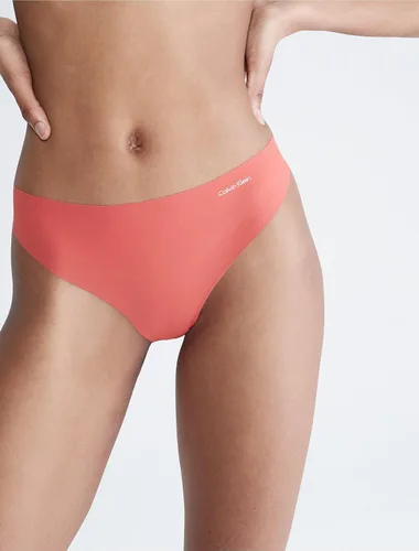 Vista 2 de Calvin Klein Women's Invisibles Seamless Thong Panties, Multipack