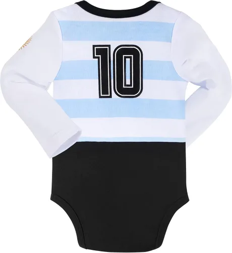 Vista 8 de Cnins Body deportivo para bebé, de manga larga, con temática de fútbol, unisex, para bebés de 0 a 18 meses