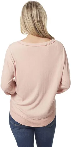 Vista 2 de Jessica Simpson Women's Poppy Rib Trim Pullover