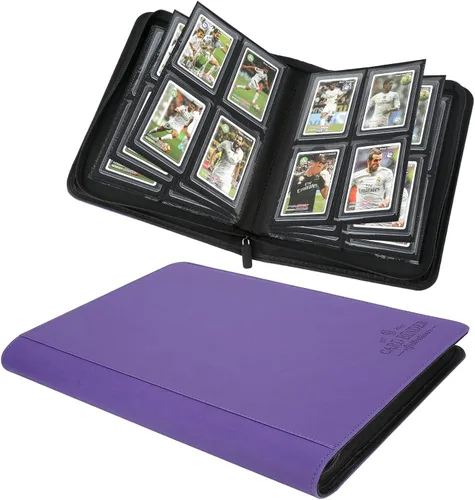 Vista 36 de Carpeta Toploader CARDBINDER, Estuches Duros Toploader, Fundas de 4 Bolsillos para hasta 128 Tarjetas. Carpeta de Tarjetas Toploader con Fundas