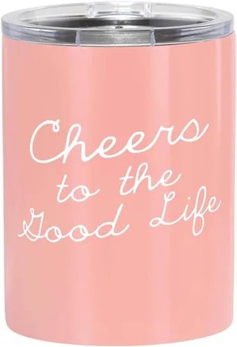 Vista 6 de Slant Collections Vaso aislado de acero inoxidable, 12 onzas, Bestie
