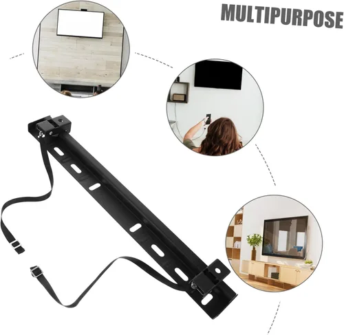 Vista 5 de Soporte de pared para TV sin espárragos de 32-65 pulgadas, fácil instalar sin soporte de perforación para LCD