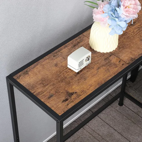 Vista 4 de Mesa consola estrecha, mesa de entrada pequeña de 31.5 pulgadas