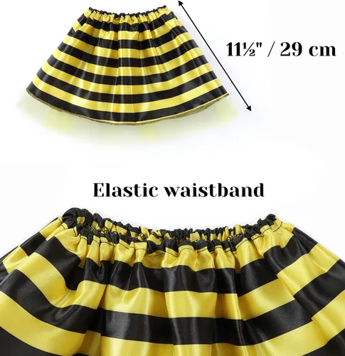Vista 3 de Seawhisper Princess Girls Dress Up Trunk Clothes for Kids Toddler Pretend Play Ladybug Bee Butterfly Costume Accessories