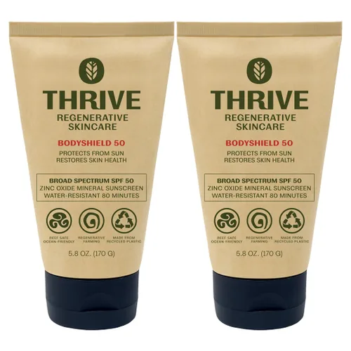 Vista 11 de Thrive Natural Care Protector solar Reef Safe SPF50 – Cumple con la Ley de Arrecife Hawaii 104 – Protector solar mineral no nano óxido de zinc