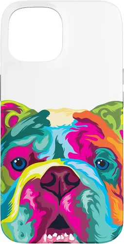 Vista 5 de Pop Art English Bulldog Dog Lover Bulldog Case for iPhone 17