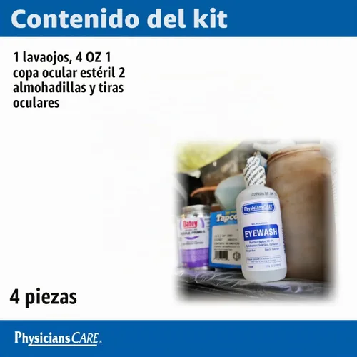 Vista 3 de First Aid Only 7-600 Kit de loción ocular de 6 piezas