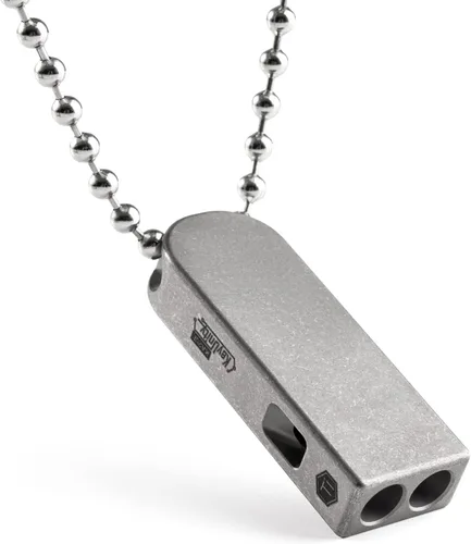 Vista 12 de KeyUnity Silbato de emergencia de titanio, núcleo sin bolas, fácil de KA25M
