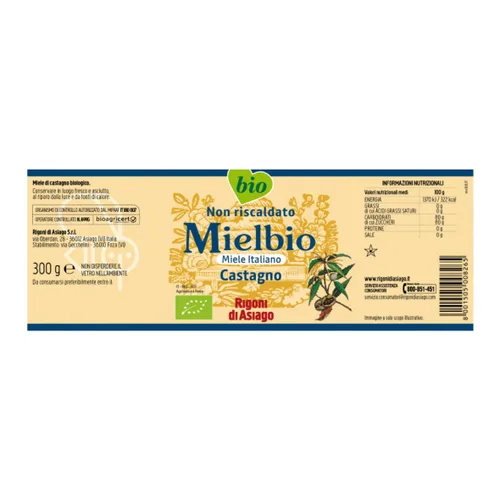 Vista 24 de Rigoni di Asiago Mielbio - Miel orgánica italiana cruda y cremosa, flor silvestre, 6