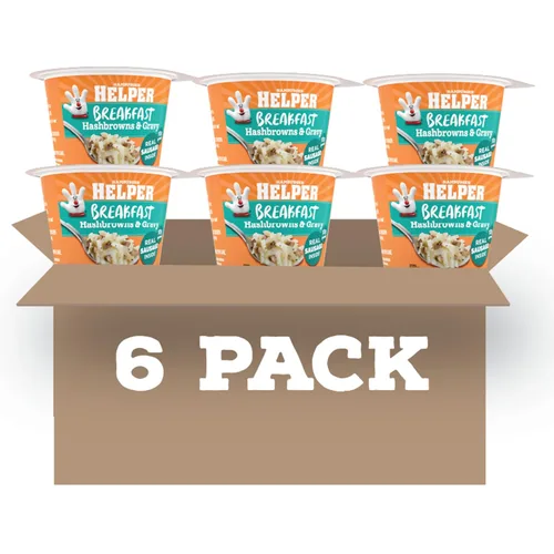 Vista 11 de Hamburger Helper Vaso para microondas de pasta de res (2 onzas – 6 unidades) sin sabores artificiales, listo en 4 minutos, comidas rápidas