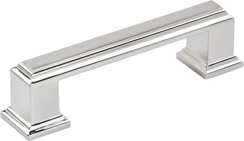 Vista 14 de Amerock Mango de gabinete Bronce champán 3 pulgadas (2.992 in) de centro a centro Appoint paquete de 1 unidad Jaladera de cajón Asa