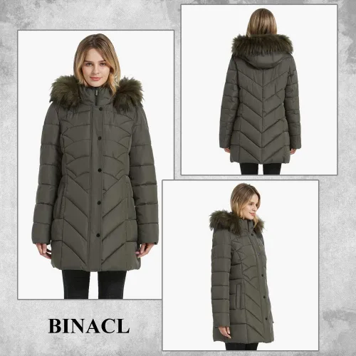 Vista 2 de BINACL - Chaqueta de invierno para mujer (7 colores, XS-XL)