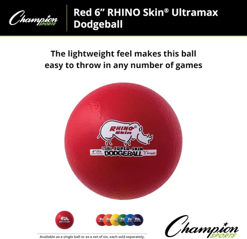Vista 7 de Champion Sports Rhino Skin Ultramax Dodgeballs