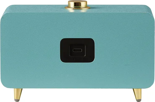 Vista 8 de Crosley CR3049A-AB Stanza - Altavoz Bluetooth portátil, color azul Azul aguamarina
