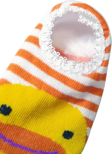 Vista 4 de CXP Good Goods Baby Girls' Anti Slip Skid Socks Baby Walker Toddler Cute Stripes Boat Socks for 6-18 Months (5 Pairs)