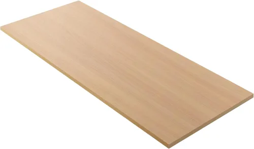 Vista 42 de 36x20 pulgadas Mesa Negra Universal, Escritorio Sólido de Una Pieza, Encimera Reversible de Melamina, Dobles Escritorios, L-Escritorio DIY