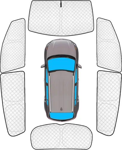 Vista 27 de KMF 6 piezas de parasoles gruesos para Mazda 3 Hatchback (No Sedán) 2014-2018 Accesorios, parasoles completos para parabrisas y ventanas de coche