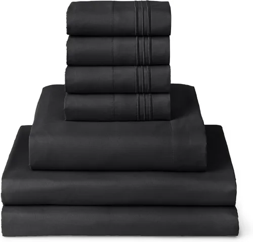 Vista 66 de Mellanni Juego de sábanas Twin XL - Juego de ropa de cama de 4 piezas de la colección icónica, (incluyendo 2 fundas de almohada), bolsillo profundo