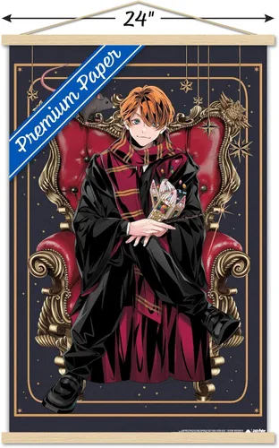 Vista 3 de Trends International The Wizarding World: Harry Potter - Dynasty Ron Wall Poster with Magnetic Frame