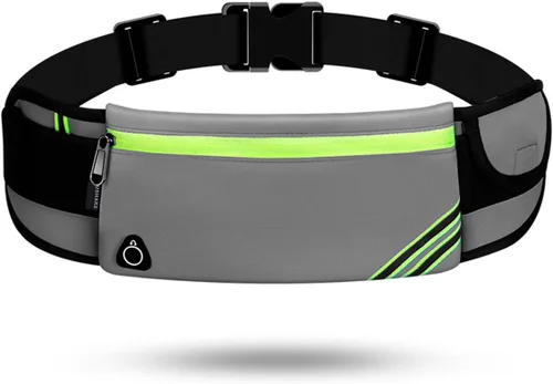 Vista 11 de USHAKE Cinturón para correr con bolsa sin rebote para iPhone y Samsung Galaxy, ideal para correr, caminar, ciclismo y entrenamientos de gimnasio