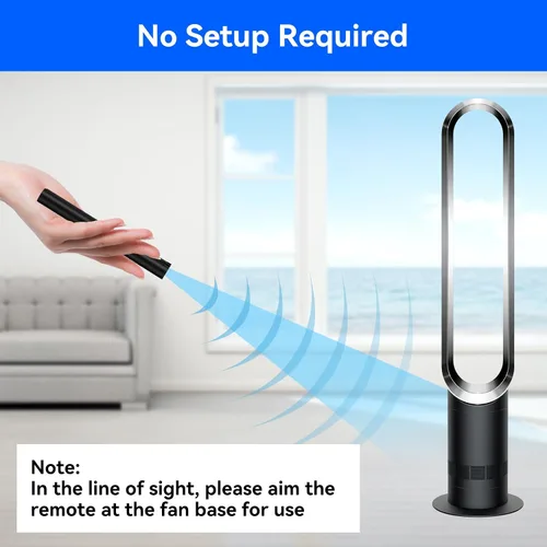 Vista 3 de PZL Mando a distancia de repuesto compatible con Dyson TP4A TP4B TP04 DP04 TP06 TP07 TP09 Pure Cool Purifying Tower Fan - Sin batería, material ABS