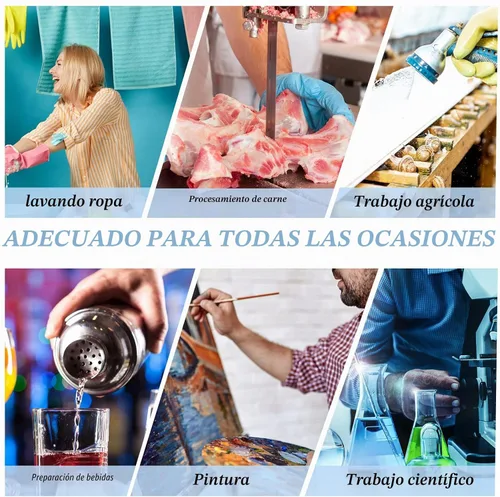 Vista 6 de Hercicy 20 delantales de plástico resistente para adultos, vinilo transparente de 43 pulgadas One Size Fits Most Adults,Durable PVC