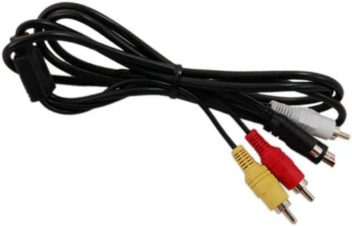 Vista 2 de HQRP Cable de audio y video AV compatible con videocámara Sony Handycam HDR-CX7, HDR-FX7, HDR-HC5, HDR-HC7