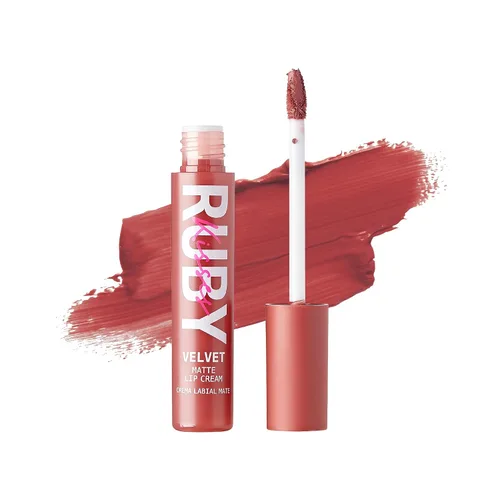Vista 15 de Ruby Kisses Tinte de vinilo labial – Lápiz labial líquido de alto pigmento, a prueba de transferencia, a prueba de manchas, brillo satinado suave