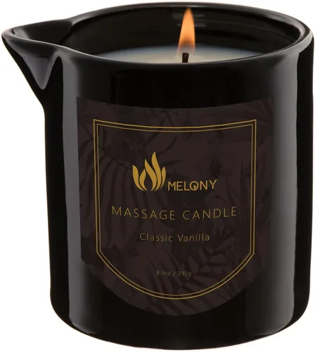 Vista 10 de MELONY Vela de masaje Suavizante suave para piel nutrida, hidratada y equilibrada 8.1 oz (ron de piña)