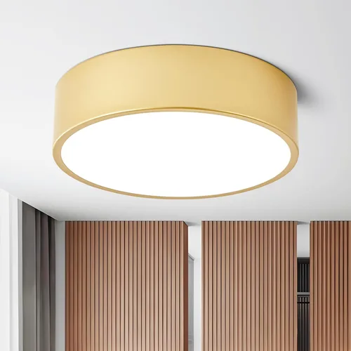 Vista 11 de Lámpara de techo de montaje empotrado regulable moderna, luces LED redondas de color negro mate, iluminación de 5CCT 2700K-6000K para cocina