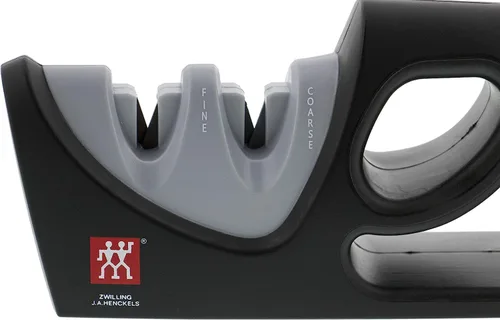 Vista 5 de Zwilling - Afilador de cuchillos ultraafilado de 2 etapas, afilador de cuchillos de mano