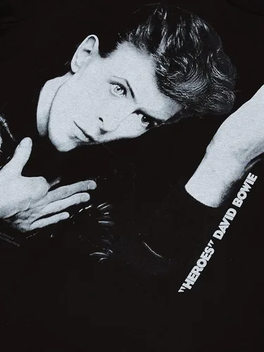 Vista 2 de Liquid Blue - Camiseta de manga corta para hombre de David Bowie Heroes