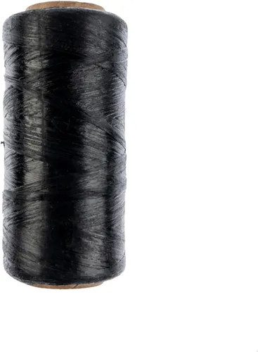 Vista 2 de Sinew 4oz 450ft Black 5ply 70lb Tendón Artificial de Prueba de 70lb para Cuentas, Costura de Cuero, Atrapasueños y Más