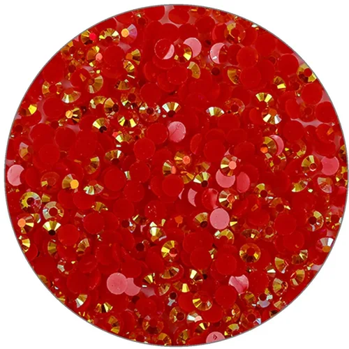 Vista 17 de 3000 piezas de diamantes de imitación de parte posterior plana SS6/2 mm de vidrio transparente AB, gemas redondas de cristal para arte de uñas