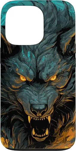 Vista 10 de Fenrir Wolf - Funda para iPhone 17, diseño de mitología nórdica